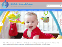 Tablet Screenshot of birthdefects.org